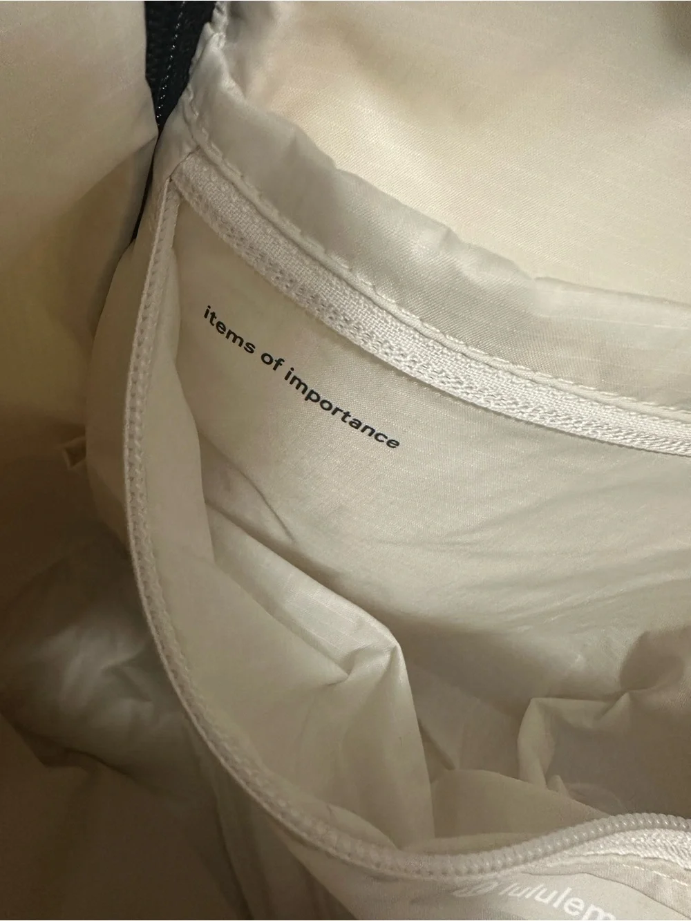 lululemon athletica White Athletic Racket Bag DESIGNED FOR TENNIS